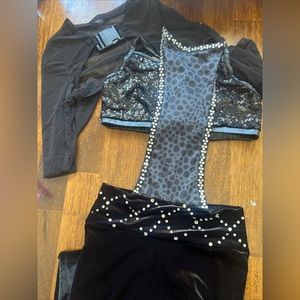 3 piece Pants “black Cat” Solo Costume